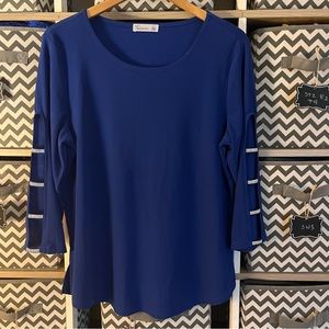 Festive Blue Top by 89th + Madison